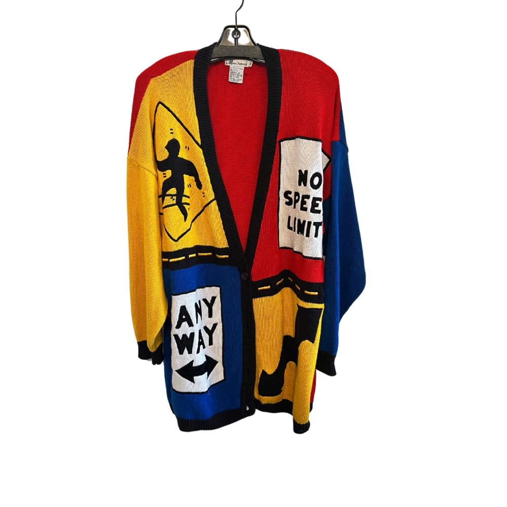1992 Marie Diamond Traffic Sweater